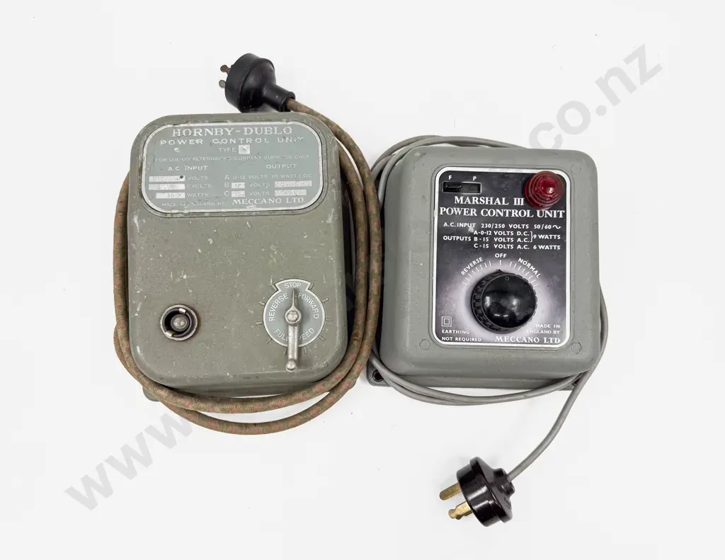 Vintage Meccano Marshal III Power Control Unit and Hornby Dublo Unit Type A3 Image 1++