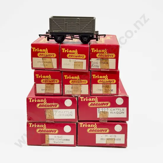 Triang Railways Boxed Ten Rolling Stock Wagons