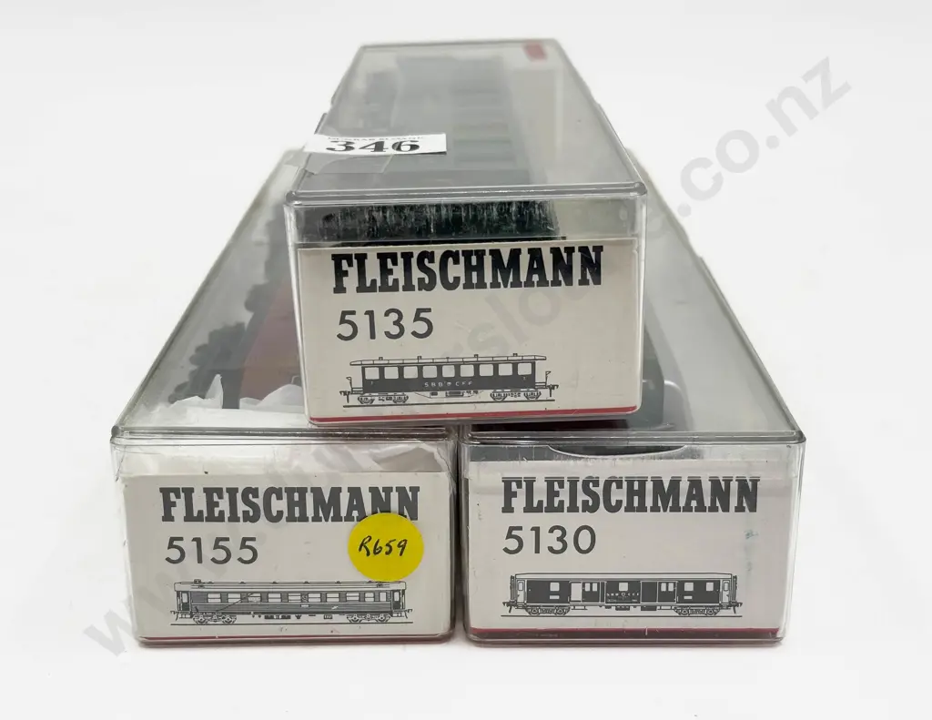 Fleischmann HO Gauge As New SBB CFF Three Passenger Coaches Image 1++