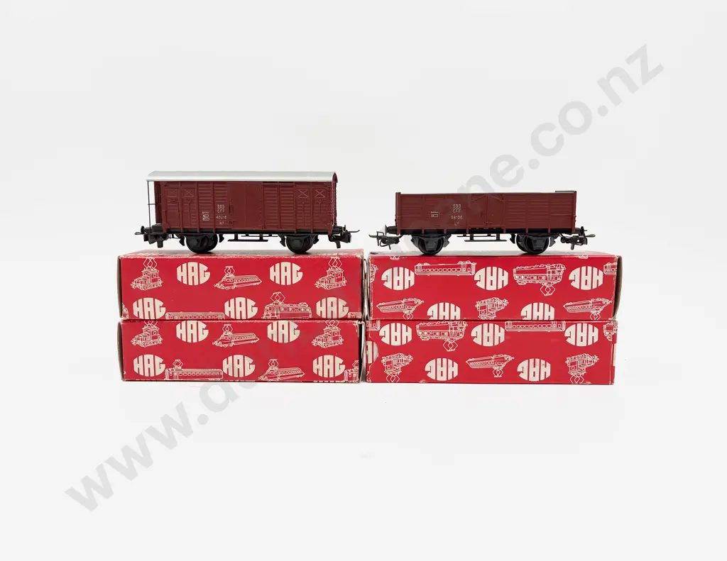 HAG HO Gauge As New SBB CFF Swiss Railway Four Rolling Stock Wagons Image 1++
