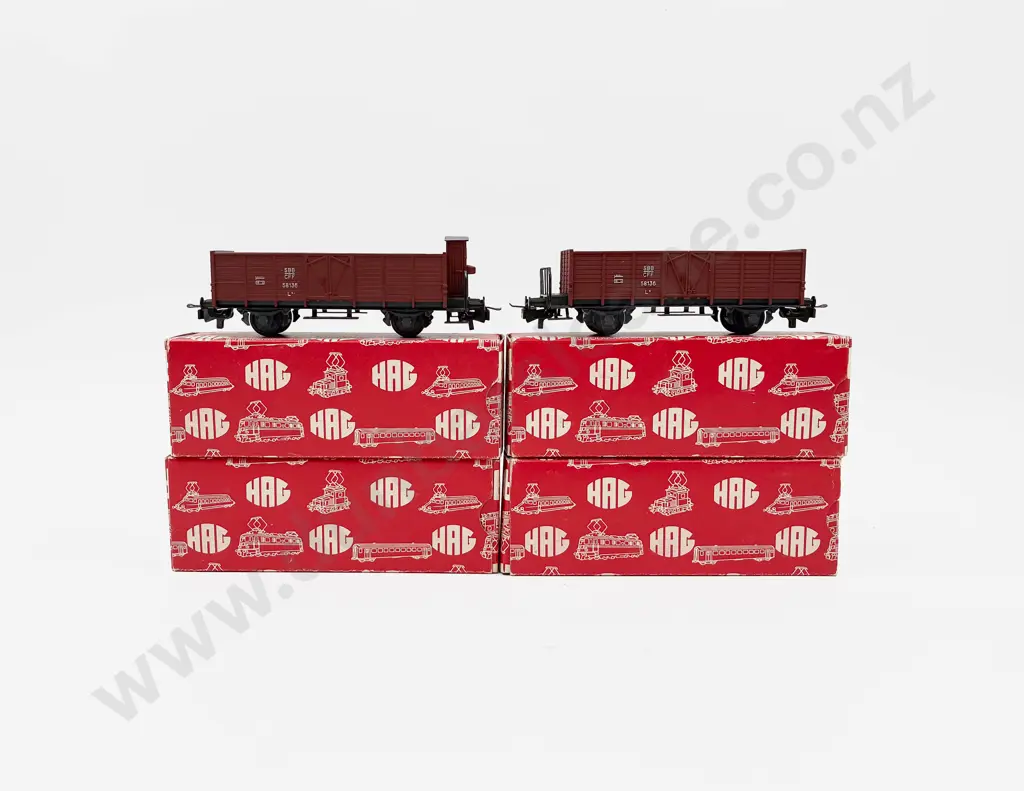 HAG HO Gauge As New SBB CFF Swiss Railway Four Rolling Stock Wagons Image 1++