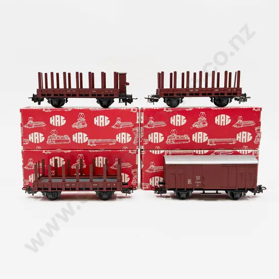 HAG HO Gauge As New SBB CFF Swiss Railway Four Rolling Stock Wagons