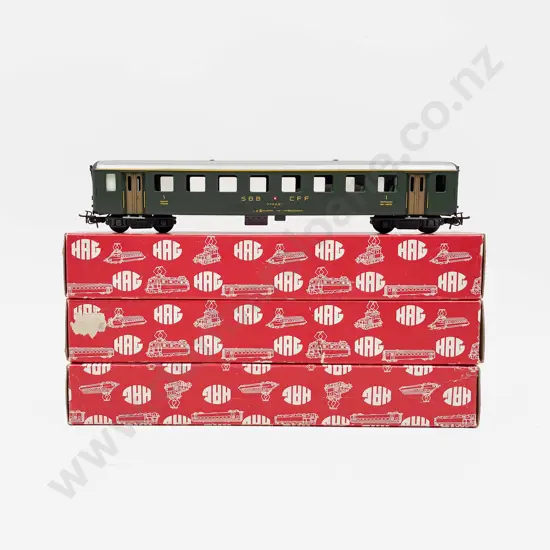HAG HO Gauge As New SBB FFS Railway Three Coaches