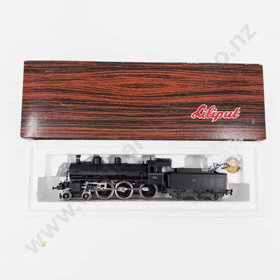 Liliput HO Gauge 3350 Steam 0-6-0 E3/3 Tigerli SBB Locomotive and Baggage Coach