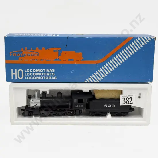 Fratesch HO Old Time Steam Locomotive and Tender AT&SF 623