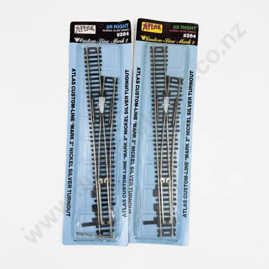 Altas HO 12 As New Long Length Track Pieces with Packeted Left and Right Turnouts