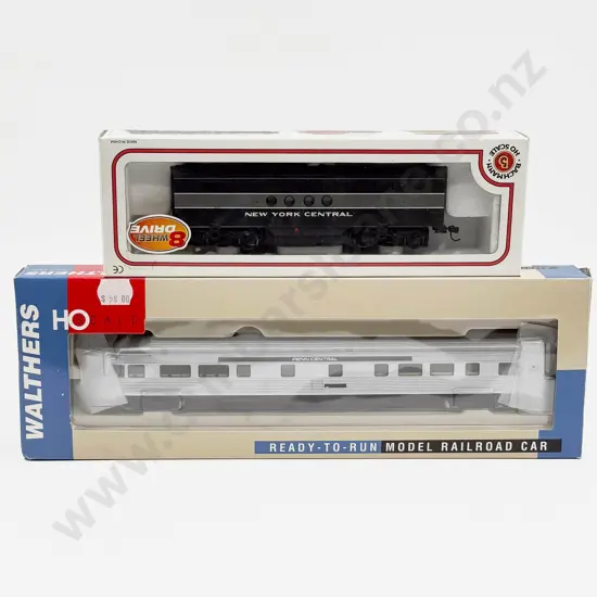 Bachmann HO Boxed EMD FT-B Unit New York Central with Walthers Penn Central Passenger Coach