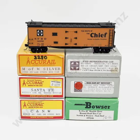 Mixed Manufacture HO American Lines Rolling Stock Box Cars