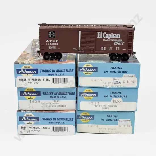 Athearn HO American Lines Six Completed Kit Box Cars
