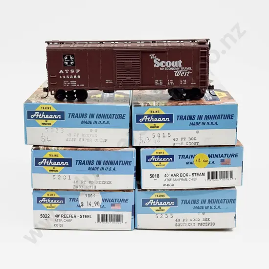 Athearn HO American Lines Six Completed Kit Box Cars