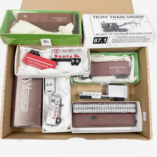 Tichy Train Group and Other Manufacture Completed Kit Rolling Stock Wagons (8)