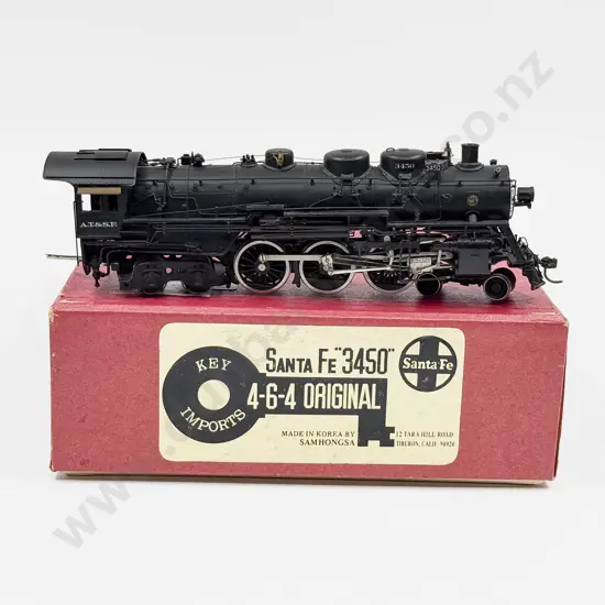 Key Imports SamHongsa HO Santa Fe 4-6-4 ATSF 3450 Class Locomotive and Tender