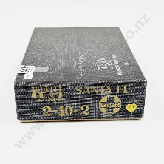 United HO Undecorated Brass Santa Fe 2-10-2 Locomotive and Tender