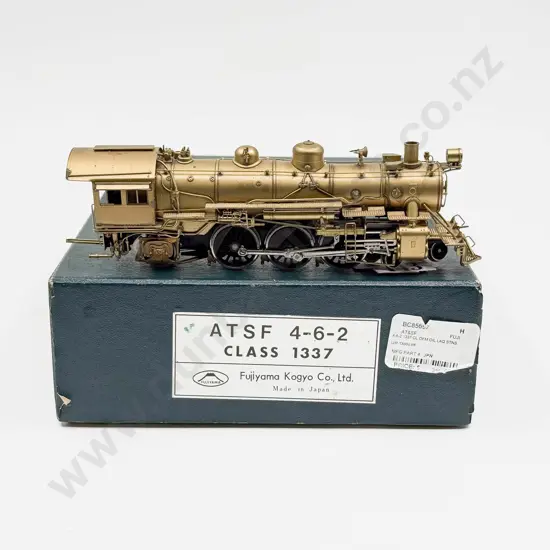 Fujiyama HO Undecorated Brass Santa Fe 4-6-2 1337 Class ATSF Locomotive and Tender