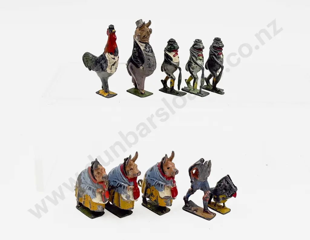 Eight Coco Cubs Diecast Novelty Animal Figures playworn Image 1++