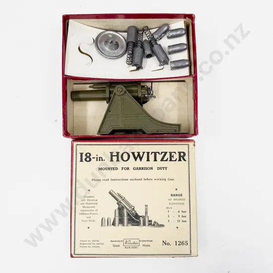 Boxed Britains No1265 18-in Howitzer (1936 Version)