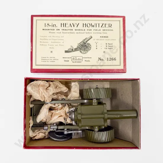 Boxed Britains No1266 18-in Heavy Howitzer (1931 Version)