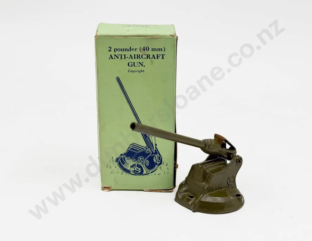 Boxed Britains No1715 2Pounder (40mm) Anti-Aircraft Gun Image 1++