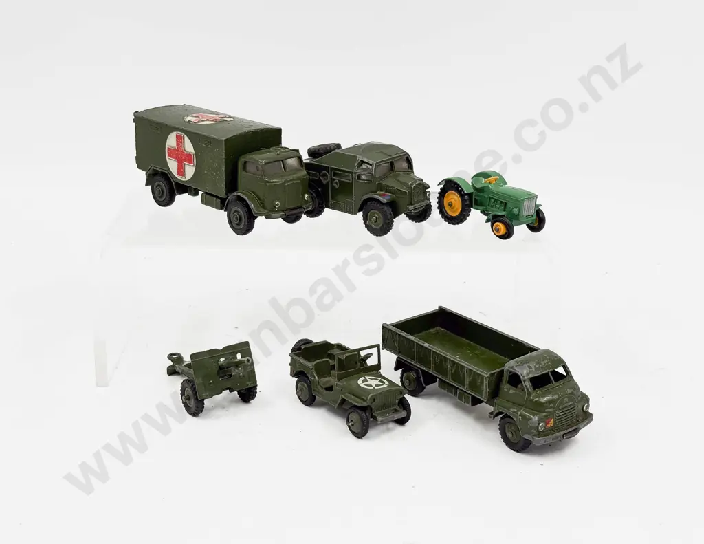 Dinky Five Military Vehicles play worn Image 1++