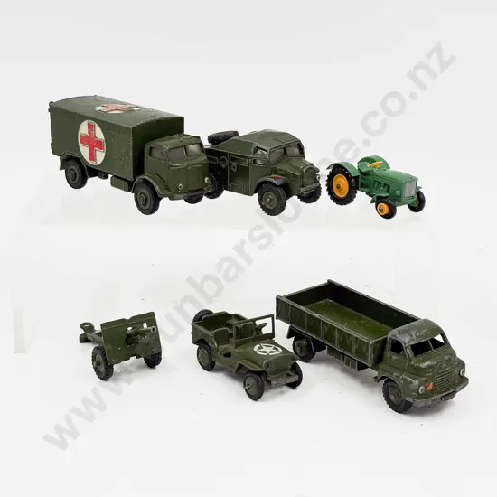 Dinky Five Military Vehicles play worn