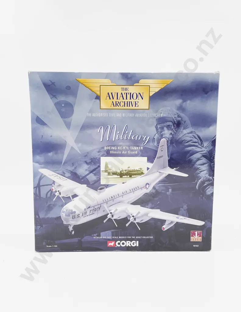 Boxed Corgi Aviation Archive 48102 KC-97L Tanker Illinois Air Guard Image 1++