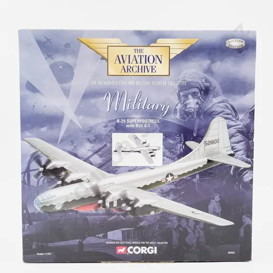 Boxed Corgi Aviation Archive 48903 Boeing B-29 Superfortress with Bell X-1