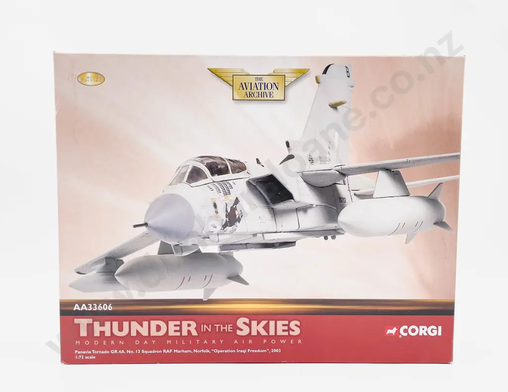 Boxed Corgi Aviation Archive AA33606 Thunder in the Skies Panavia Tornado GR.4A No13 Sqn RAF Image 1++