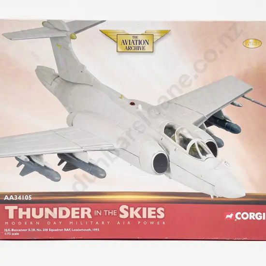Boxed Corgi Aviation Archive AA34105 Thunder in the Skies Hawker Siddeley Buccaneer S.2B. No208 Sqn RAF