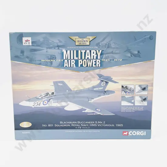 Boxed Corgi Aviation Archive AA34103 Blackburn Buccaneer S.Mk.2 No.801 Squadron