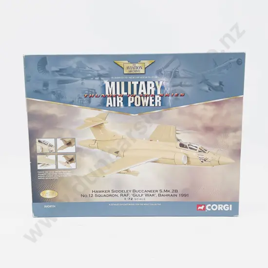 Boxed Corgi Aviation Archive AA34104 Hawker Siddeley Buccaneer S.Mk.2B Royal Air Force No12 Squadron