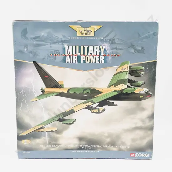 Boxed Corgi Aviation Archive AA33503 Boeing B-52D Stratofortress United States Air Force 56-0689 American Air Museum