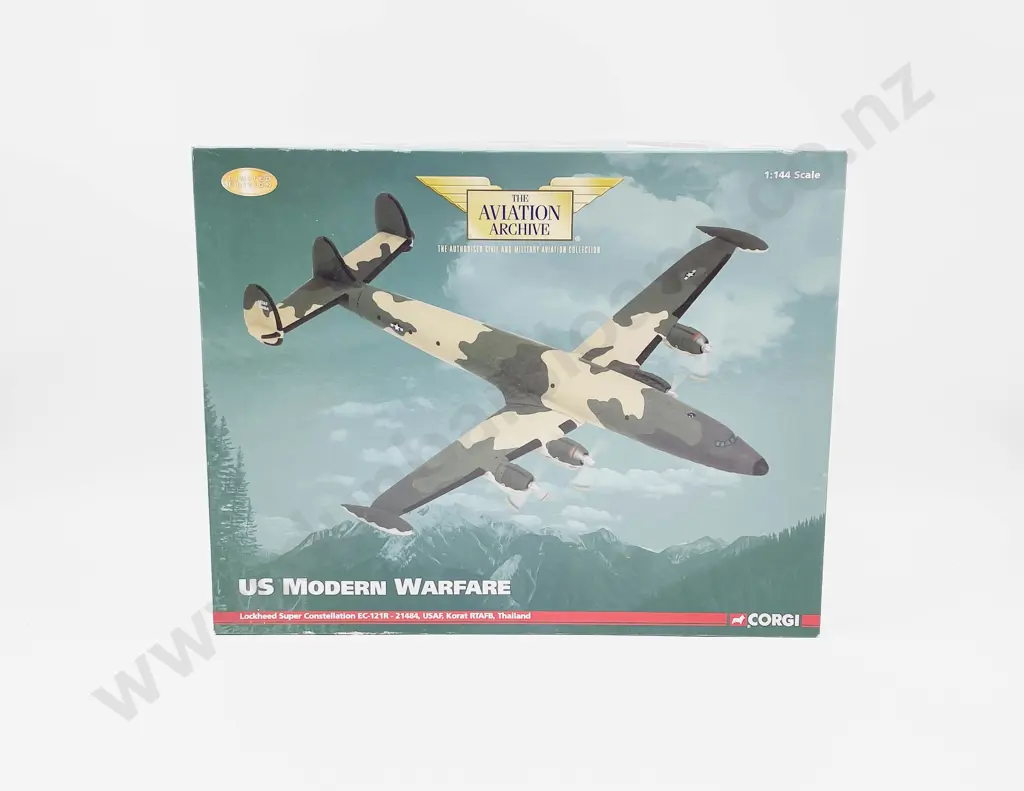 Boxed Corgi Aviation Archive AA35103 US Modern Warfare Lockheed Super Constellation EC-121R - 21484 USAF Korat RTAFB Image 1++