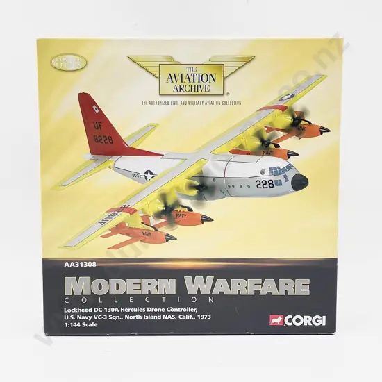 Boxed Corgi Aviation Archive AA31308 Modern Warfare Lockheed DC-130A Hercules Drone Controller