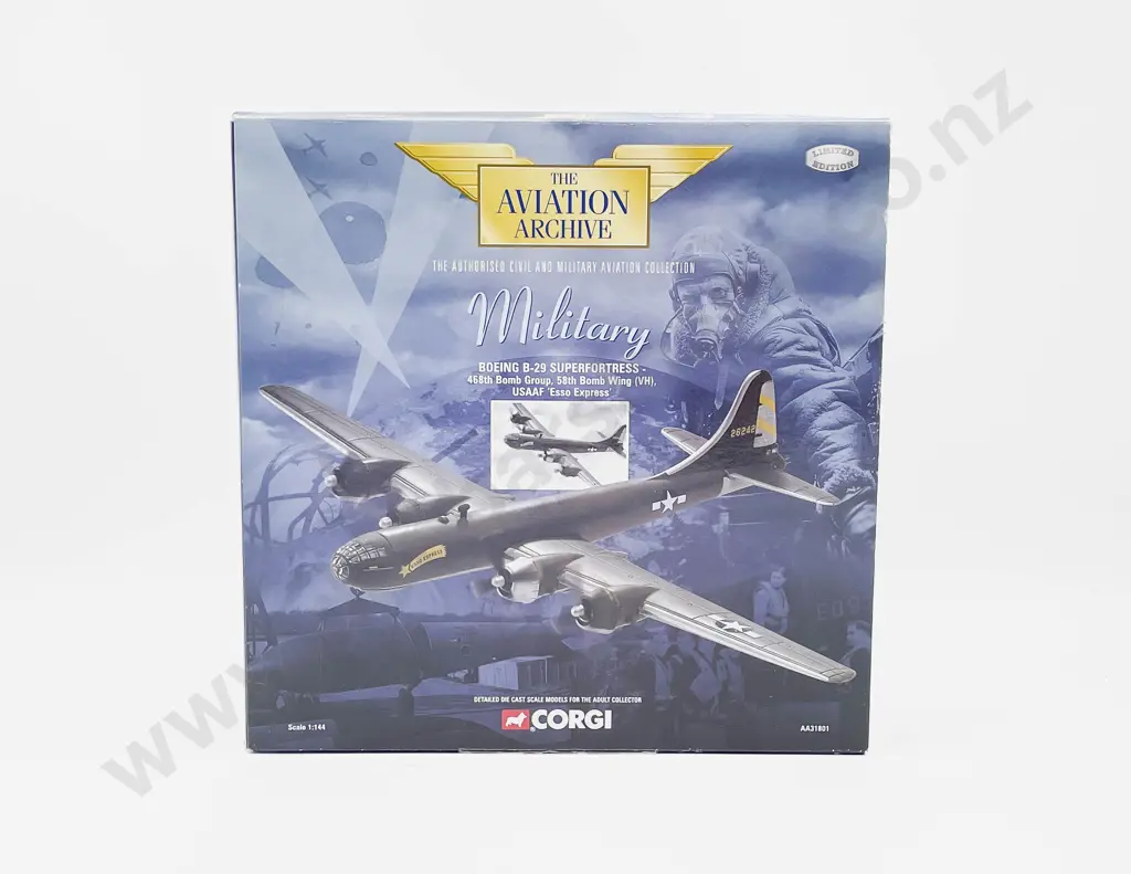 Boxed Corgi Aviation Archive AA31801 Boeing B-29 Superfortress - 468th Bomb Group Image 1++