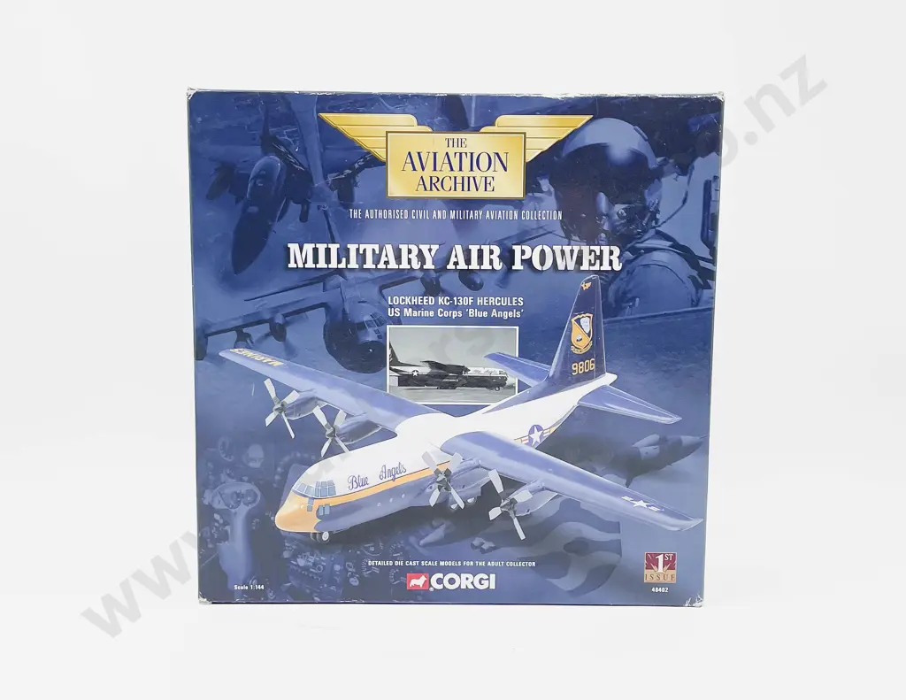 Boxed Corgi Aviation Archive 48402 Military Air Power Lockheed KC-130F Hercules Image 1++
