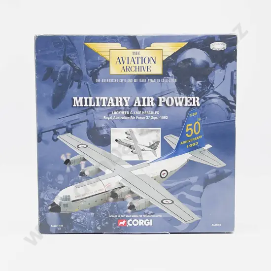 Boxed Corgi Aviation Archive AA31303 Military Air Power  Lockheed C-130E Hercules