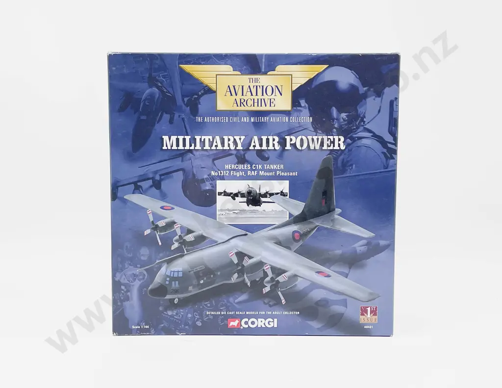 Boxed Corgi Aviation Archive 48401 Military Air Power Hercules C1K Tanker No1312 Flight Image 1++