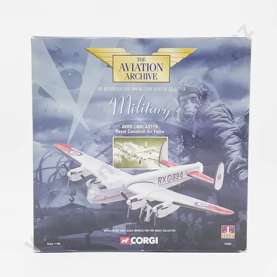 Boxed Corgi Aviation Archive 47303 Military Avro Lancaster Royal Canadian Air Force