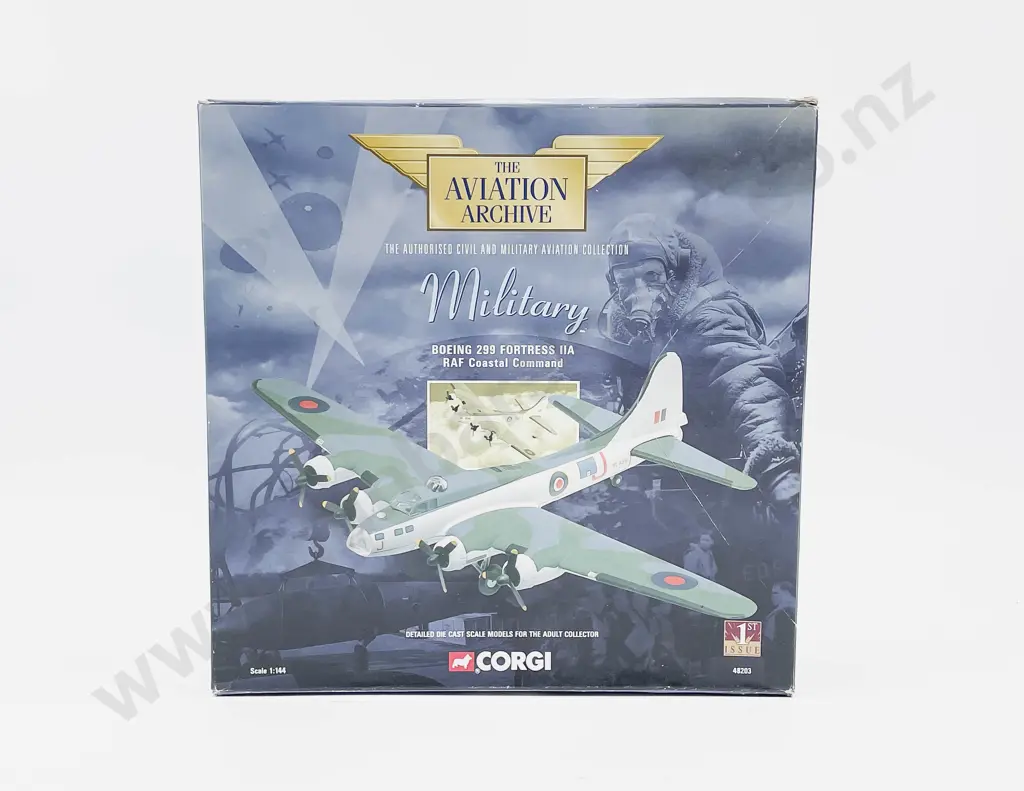 Boxed Corgi Aviation Archive 48203 Military Boeing 299 Fortress IIA RAF Coastal Command Image 1++