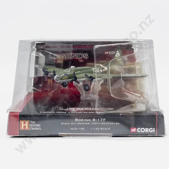 Boxed Corgi HC31106 Legends Boeing B-17F Knock Out Dropper 359th BS/303RD BG