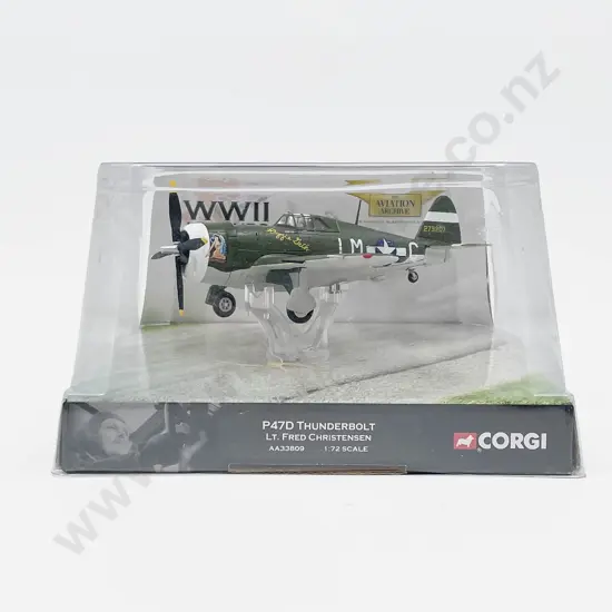 Boxed Corgi AA33809 WWII Legends P-47D Thunderbolt LT Frederick Christensen