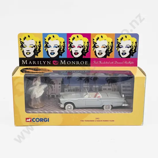 Corgi Boxed Ford Thunderbird & Marilyn Monroe Figure
