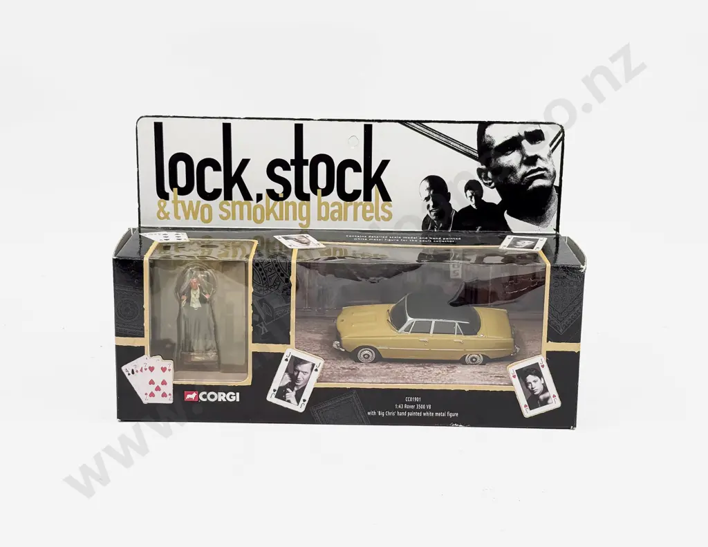Corgi Boxed Lock Stock & Two Smoking Barrels Rover 3500 V8 with Big Chris Image 1++