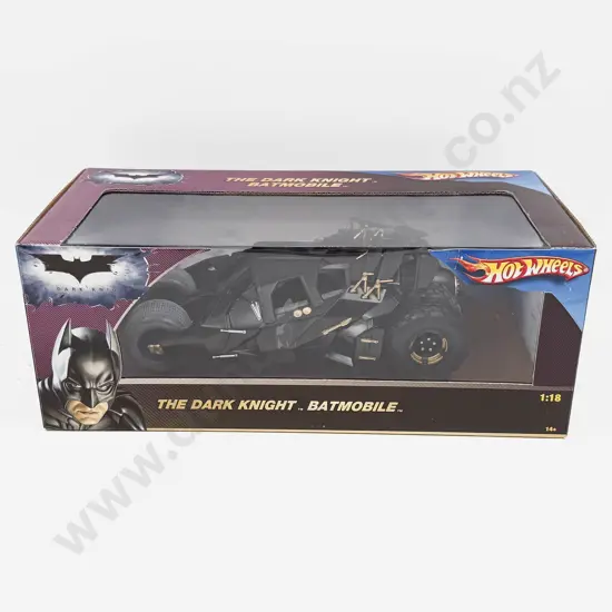 Boxed Hotwheels 1:18 Scale The Dark Knight Batmobile