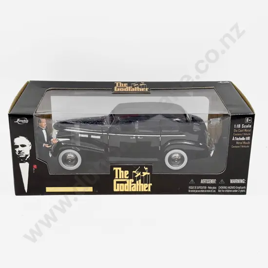 Boxed Jada 1:18 Scale The Godfather -  '40 Cadillac Fleetwood Series 75