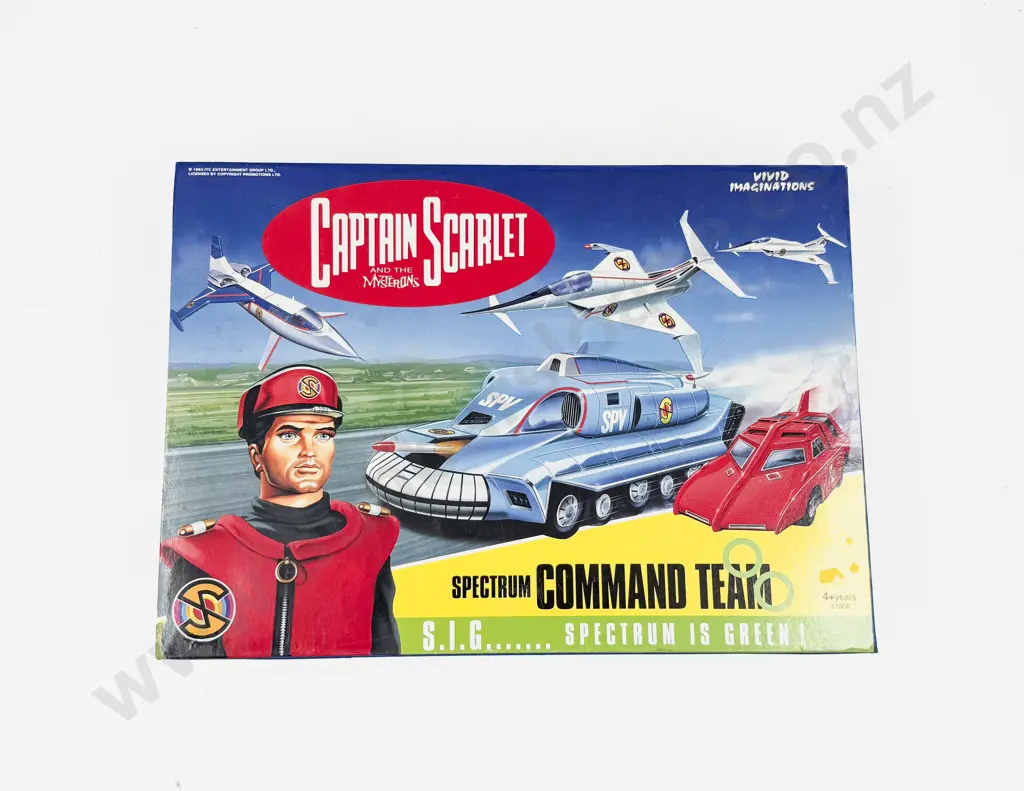 Tyco C1993 Boxed Captain Scarlet Spectrum Command Team Image 1++