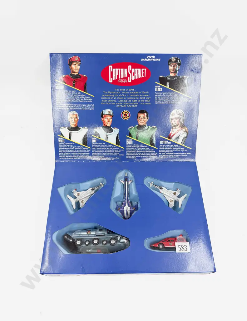 Tyco C1993 Boxed Captain Scarlet Spectrum Command Team Image 1++