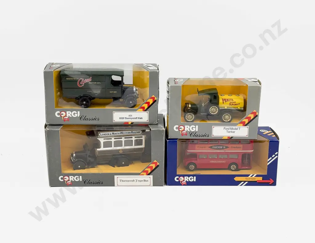 Four Corgi Classics London & North-Western Railway - Pratts - Jacobs - Castrol Image 1++