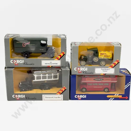 Four Corgi Classics London & North-Western Railway - Pratts - Jacobs - Castrol