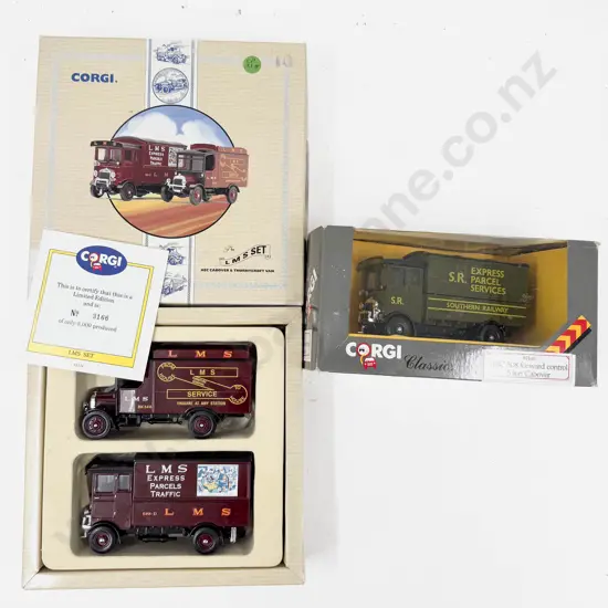 Corgi Classics Commercial LMS Set and SR Express Parcel Services